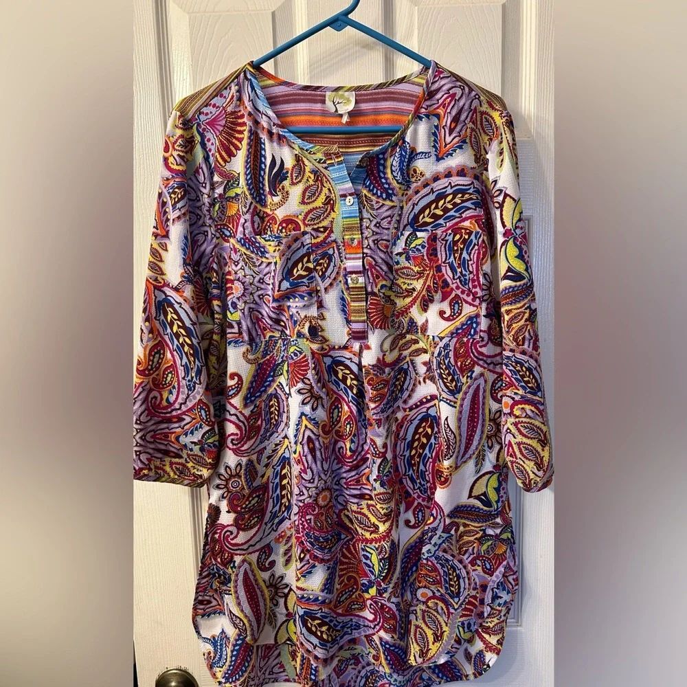Fig & Flower blouse L